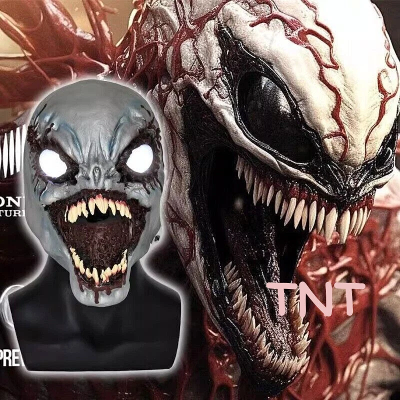 Venom: The Last Dance Spider-man Glow Eye Mask Halloween Helmet Cosplay Prop - Image 4 of 4