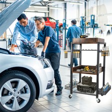 Heavy Power Tool Organizer Garage Storage Warehouse Car Repair Shop Rolling Cart
