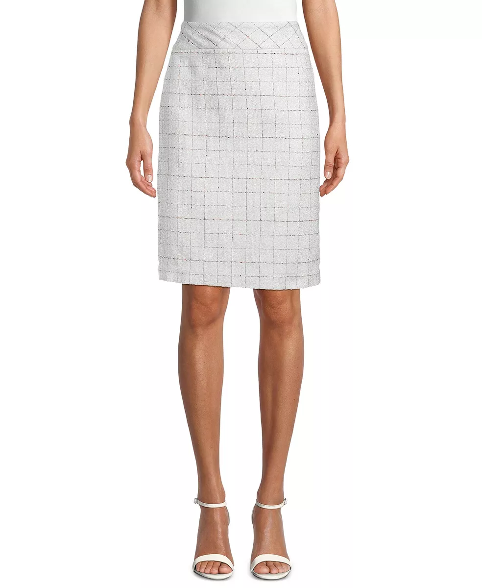 Kasper tweed skirt cheap