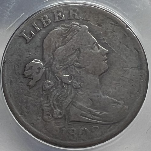 1802 Draped Bust Large Cent ANACS F 15 S-231 Stemless Wreath - Picture 2 of 4