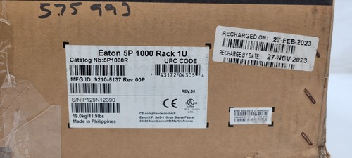 Eaton 5P1000R UPS 1000VA 770 Watt 120V Rackmount True SineWave (MISSING FACE) - Picture 12 of 13