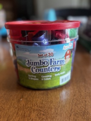 Jumbo Farm Counters With Activity Mat (Simple Addition And Subtraction Concepts)