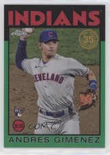 2021 Chrome 1986 Topps Baseball Green Refractor 39/99 Andres Gimenez 0bg8