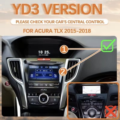 Car Ai Box Wireless Apple Carplay Android Auto For Acura YD3 TLX 2015-2018