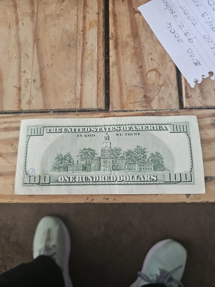 2006 G 100 Dollar Bill - Image 4 of 4