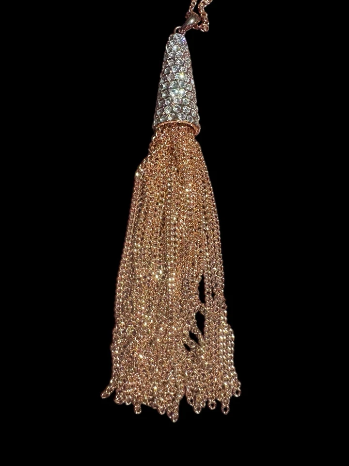 Collar borla Park Lane color oro rosa Foto 4 de 4