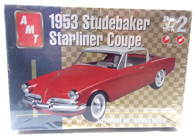 AMT ERTL 1953 Studebaker Starliner Coupe Model Kit 1:25 Scale Sealed (c)2003