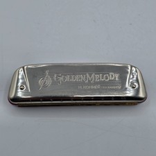 Hohner Golden Melody Harmonica Key of D 10 Holes Musical Instruments