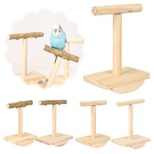 Bird Stand Perch Toy Interactive Parrot Toy for Budgies Cockatiels Lovebird L2A9