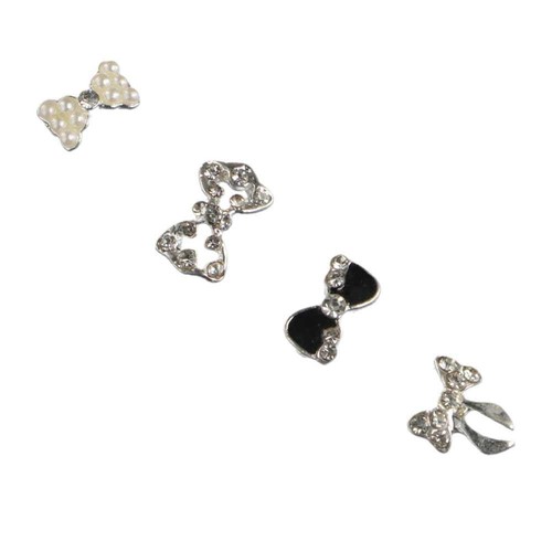 Bowknots Bow Nail Rhinestones Crystal Nail Jewelry DIY Nail Art Decorations - Picture 3 of 36