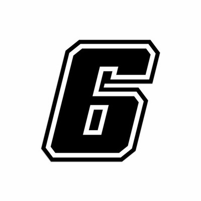 NUMERO COURSE # 57 - 20cmX13cm AUTOCOLLANT STICKER MOTO GP SUPERBIKE CD134