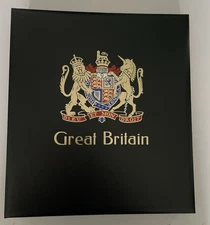 GB, Stanley Gibbons QE, DAVO Hingeless Album + Slip Case Vol II, 1971-1989, used