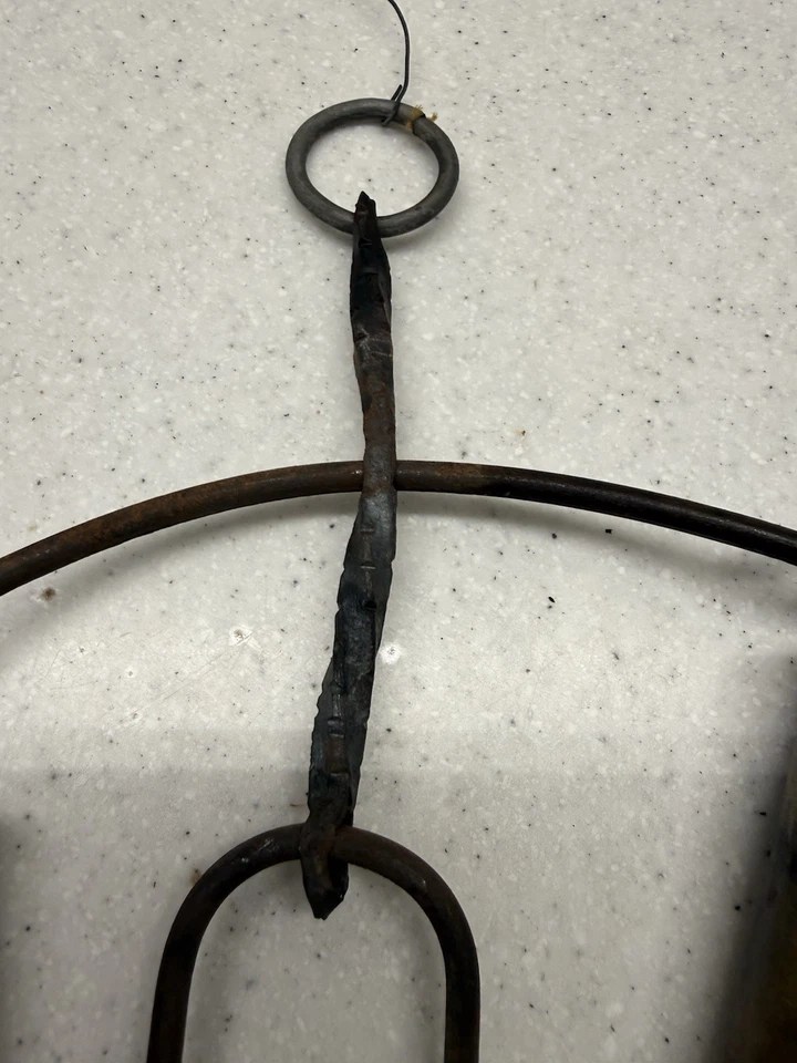 Campana de vaca primitiva rústica vintage carillón de viento granja casa de campo decoración 4 campanas Foto 4 de 4