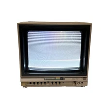 1984 Commodore 1702 Color Video CRT Monitor Retro Computing Gaming ~ READ