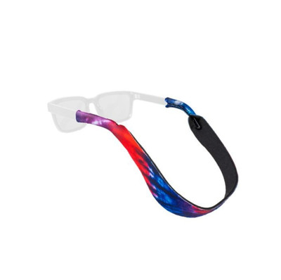New - Chums - The Neoprene Quick Dry Lightweight Eyewear Retainer - USA Tie Dye