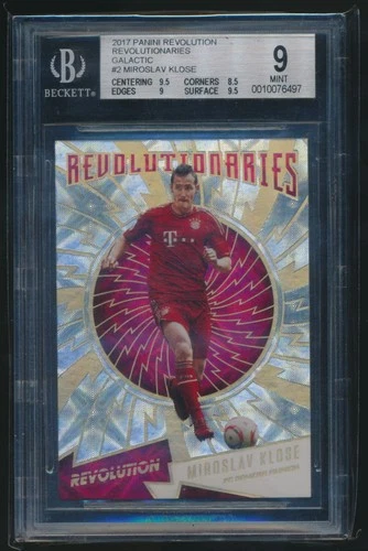 2017 Panini Revolution Soccer Revolutionaries #R-2 Miroslav Klose Galactic BGS 9