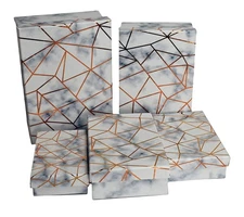 Elegant Decorative Themed Nesting Gift Boxes 5 Boxes Nesting Boxes Beautifully T