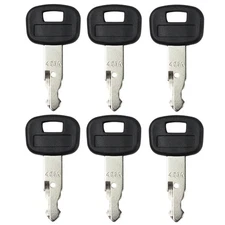 6PCS 459A Key RC411-53933 RC461-53930 Replacement for Ku-bota Mini Excavator ...