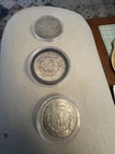 Lot of 3 - 1921 Morgan Silver Dollars P D S Mint Mark Set - 90% Silver