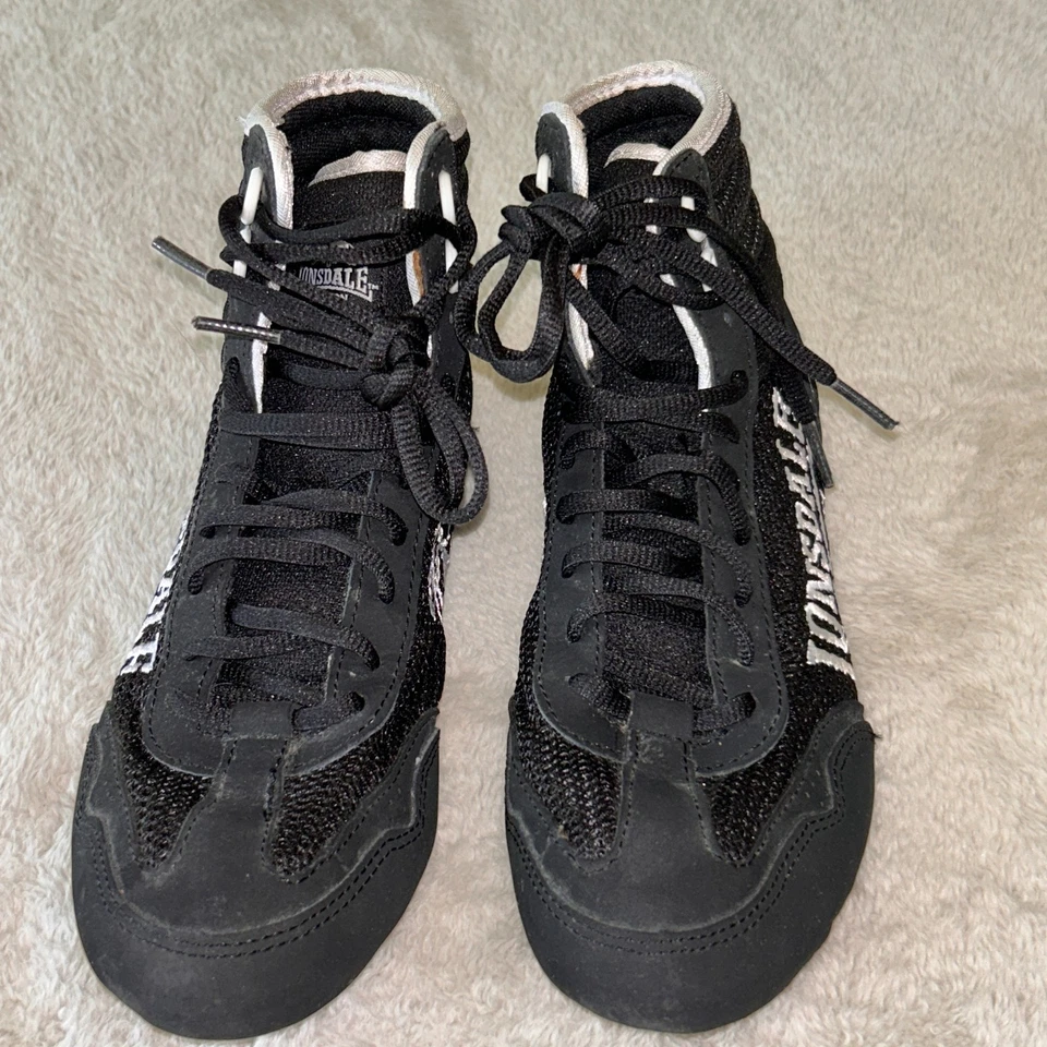 Lonsdale London Contender (2019) Lace Up Low Boxing Boots - Men Size US 6 - Image 2 of 4