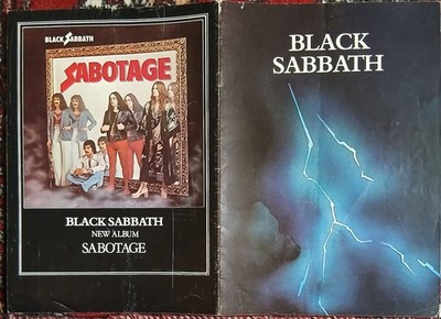BLACK SABBATH SABOTAGE NORTH AMERICAN SUMMER TOUR 1975 RARE CONCERT PROGRAMME