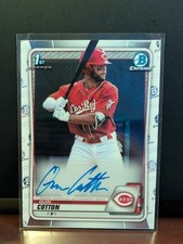2020 Bowman - Chrome Prospects Autographs Quin Cotton #CPA-QC (AU, RC)