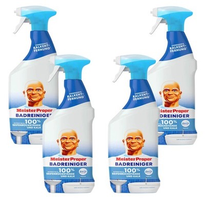 4x 800ml Meister Proper Badreiniger Febreze Reinigungsmittel Mr. langer Glanz