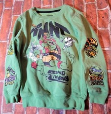   Teenage Mutant Ninja Turtles tmnt Boys Sweatshirt Green Graphic Sz 6/7 6 7 Guc