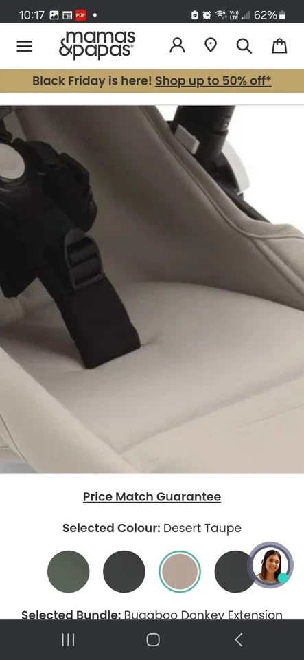 bugaboo donkey 5  Taupe - Image 2 of 4