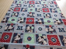 Mickey Mouse Vignette Block Fabric from Springs Creative, 1.33 yds.