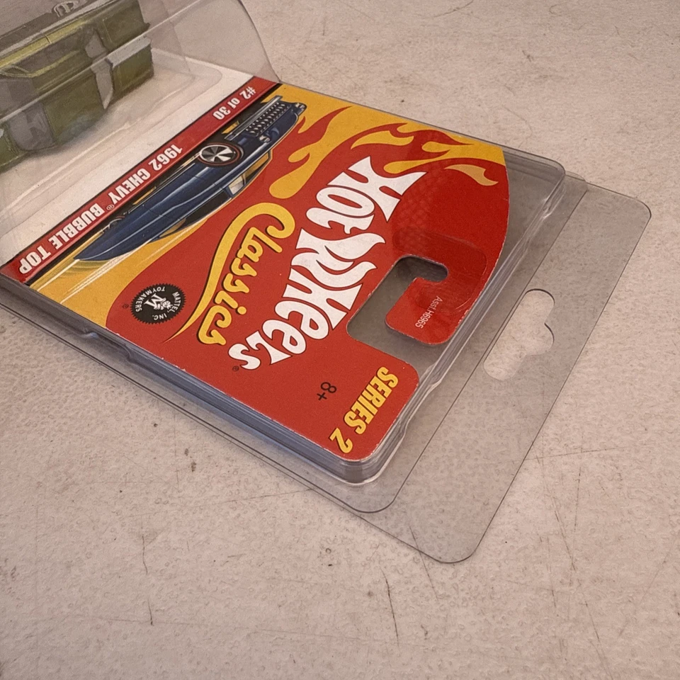 Chevy Bubble Top Toy Car #2/30 Hot Wheels Classics Serie 2 (2005) verde 1962 Foto 3 de 4