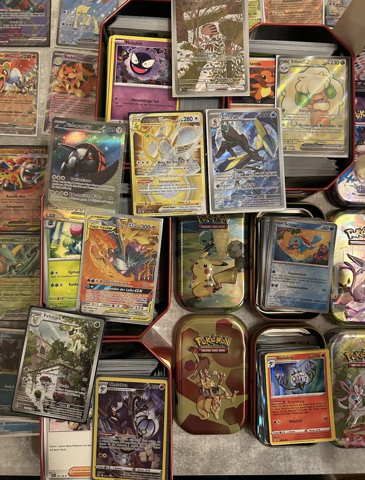 2200+Pokémon Karten Hits & Bulk Gold,Tag-Team,Art Rare,Sir, Holos, normale 