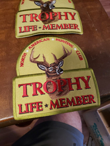 5 North American Hunting Club Trophy Life Member Deer Buck 6''inch Patch - Picture 6 of 13