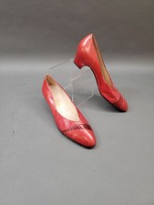 Vintage Salvatore Ferragamo Pumps. Red. Size 5.5.