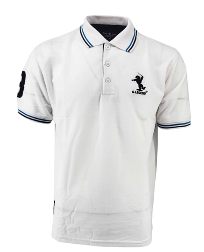New Mens Polo Shirt T-Shirt Top Tee Short Sleeve Contrast Colours S M L XL XXL - Picture 13 of 21
