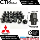 20PC MITSUBISHI BLACK 12X1.5 MAG SEAT WASHER LUG NUTS FOR MITSUBISHI MODELS