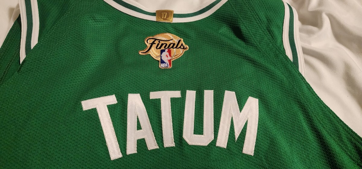 SIGNED Authentic Nike NBA Finals Boston Celtics Jayson Tatum