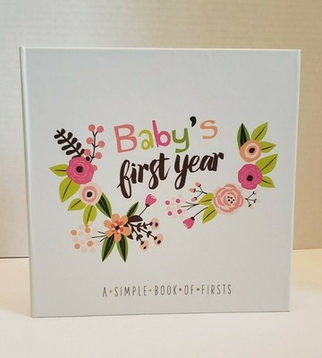 baby's first year a simple book of firsts
