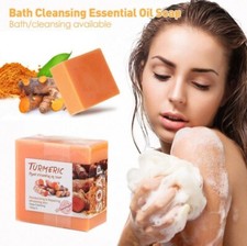 Tumeric Soap Skin Whitening Dark Spots lightening Acne Brightening Turmeric 100g