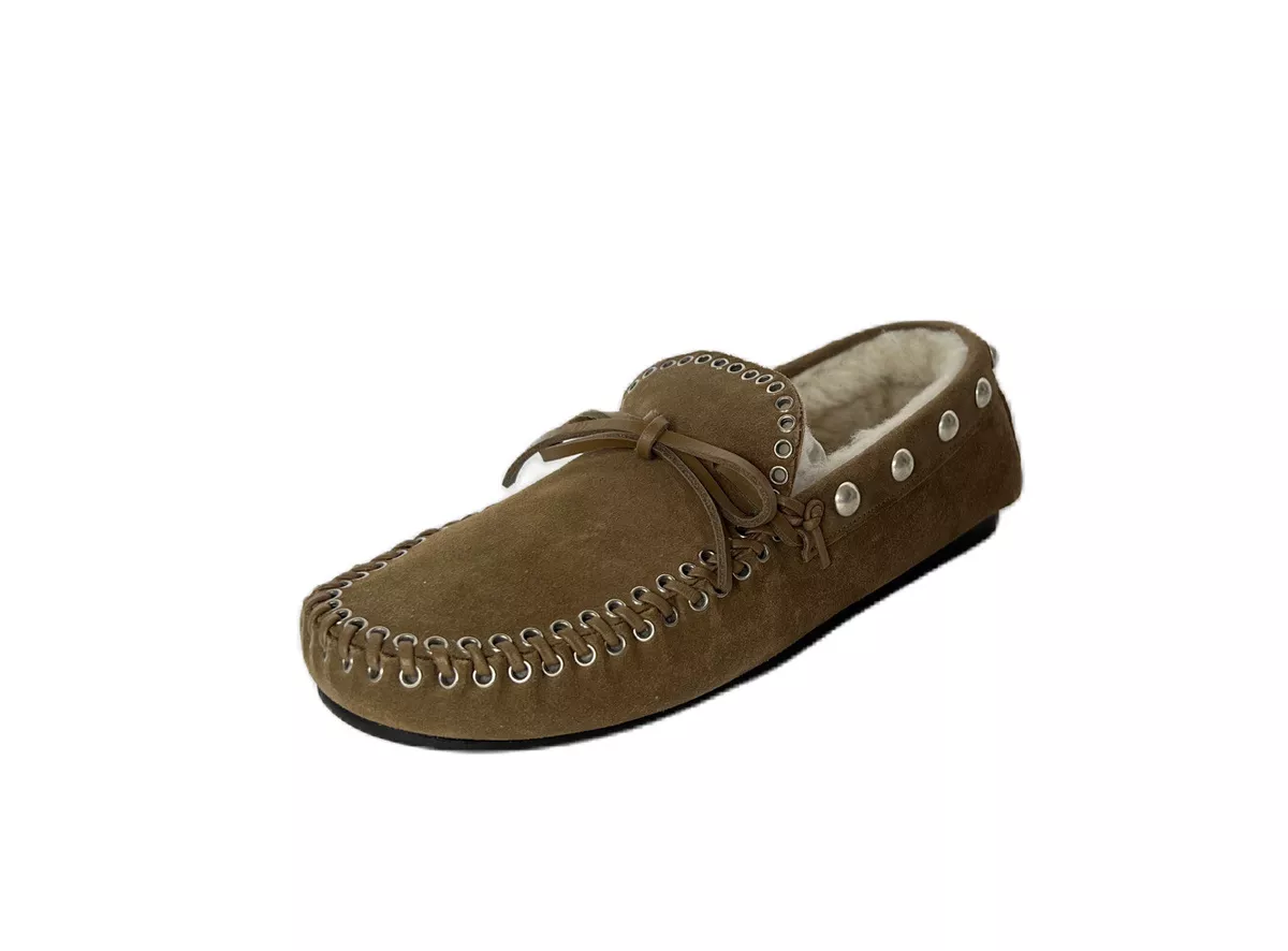 Shearling lined deals loafers