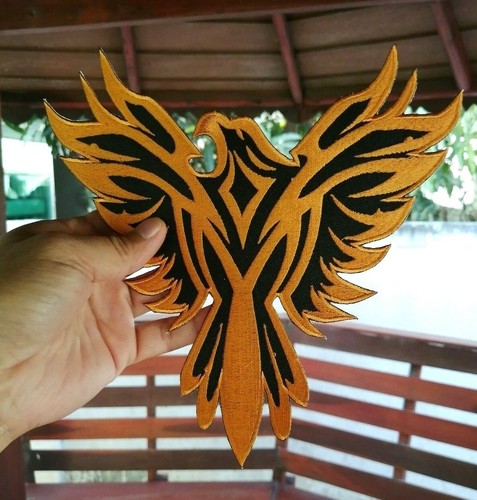 Phoenix Firebird Sacred bird God of fire Badge USA Embroidered Iron-On Sew patch - Picture 2 of 6