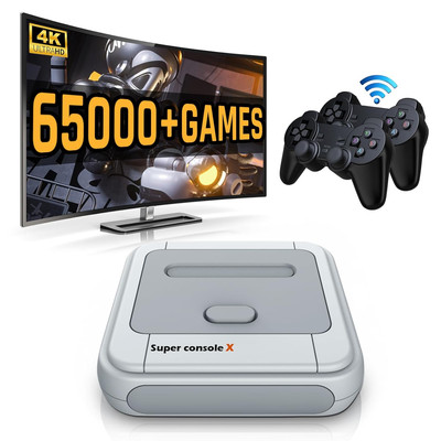 Super Console X with 65,000+ Classic Games Retro Video Game Consoles,Emulator Co