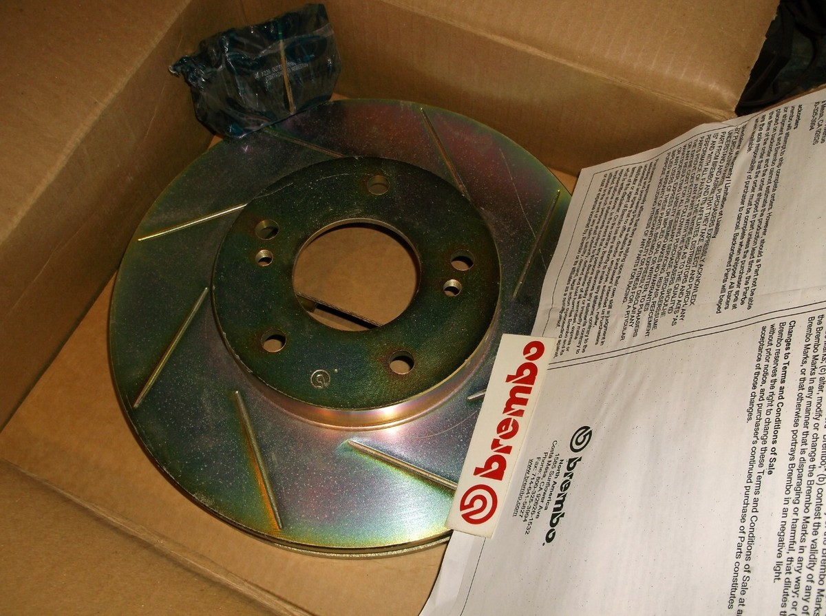 ぶれっどサン 300ZX 90-96 BREMBO FRONT SLOTTED ROTORS + AXXIS REAR PADS