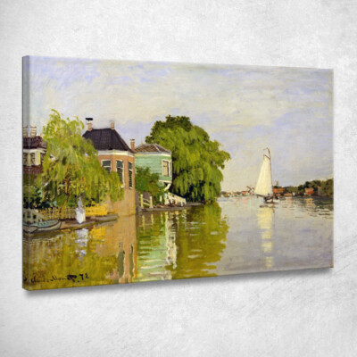 Fall Sull'Achterzaan 1872 Claude Monet, mnt30 Gemälde auf Leinwand gedruckt