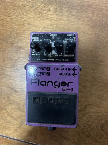 Boss BF-3 Flanger Guitar Pedal Untested As Is