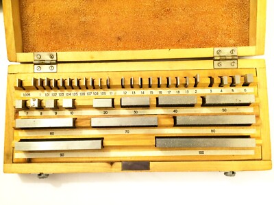Precision Metric Gauge Block 9 30 40 60 80 90mm Grade 2 Industrial quality USSR