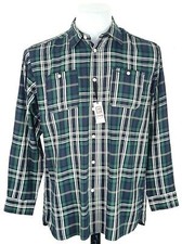 CHAPS By R LAUREN Boys Youths Green L/S SHIRT Ultrasoft - 18/20yrs - 42" - £45