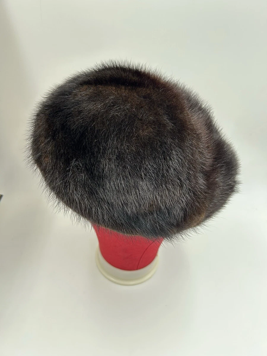 Vintage Saks Fifth Avenue Hat Cossack Fitted Womens 6 1/2 Brown Fur Lined Saks Fifth Avenue Fur Hats for Women for sale | eBay main image 2