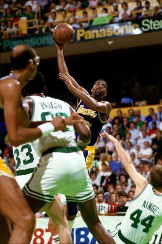 1987 NBA FINALS GAME 5 TICKET LAKERS/BOSTON PSA AUTO 10-MAGIC JOHNSON/LARRY BIRD - Picture 4 of 13