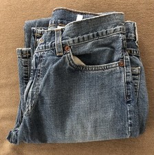 Lucky Brand Women's Billy Flare Jeans Sz 4 27 x 30 Blue Denim Mid Rise Med Wash